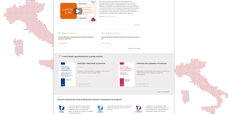 Wireframe navigazione sito